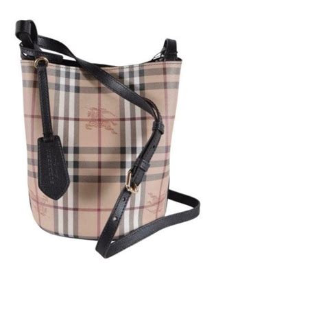 NWT BURBERRY LORNE HAYMARKET CHECK BUCKET 